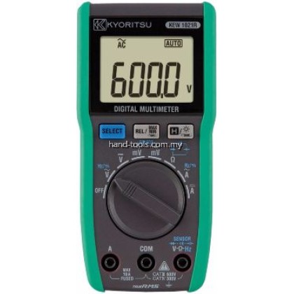 Kyoritsu 1021R Digital Multimeter 100% New & Original ,KE1021R with Test Leads, Ceramic Fuse, Carrying Case, Battery)
